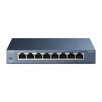 Serveris – kiti priedai TP-Link  Switch TL-SG108 Unmanaged, Desktop, 1 Gbps (RJ-45) ports quantity 8, Power supply type External 