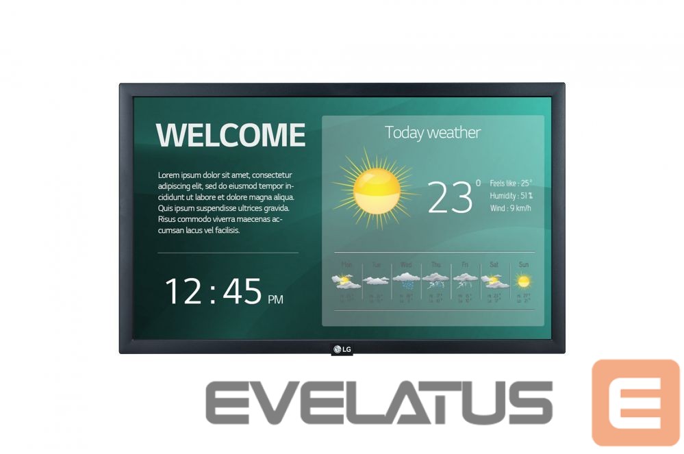 Monitoriai LG 22SM3G-B 21.5“ 1920x1080/250cd/m2/14ms/ HDMI USB