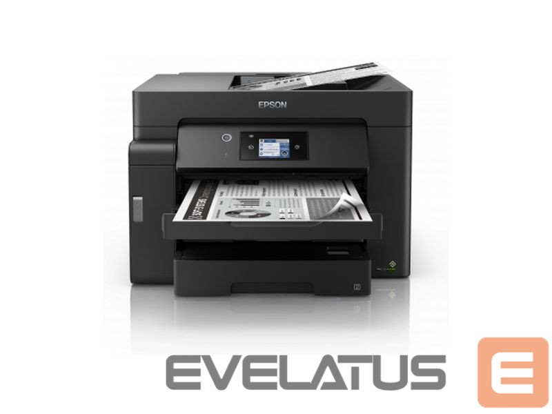 Spausdintuvai EPSON Multifunctional Printer EcoTank M15140 Mono, Inkjet, A3+, Wi-Fi, Black