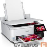 Spausdintuvai EPSON  Wireless Photo Printer EcoTank L8160 Colour, Inkjet, A4, Wi-Fi, Grey 