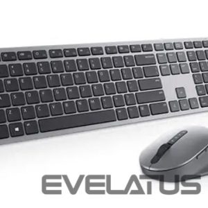 Kompiuterio klaviatūra Dell  Premier Multi-Device Keyboard and Mouse   KM7321W Wireless, Batteries included, EE, Titan grey 