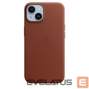 Nugarėlės dėklai Apple - 14 Leather Case with MagSafe Umber