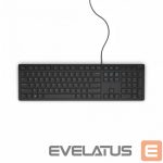 Kompiuterio klaviatūra Dell  KB216 Standard, Wired, Chiclet style, RU, Black, Numeric keypad, 503 g 