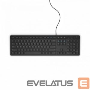 Kompiuterio klaviatūra Dell  KB216 Standard, Wired, Chiclet style, RU, Black, Numeric keypad, 503 g 