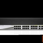 Serveris – kiti priedai D-link  DGS-1210-20, Gigabit Smart Switch with 16 10/100/1000Base-T ports and 4 Gigabit MiniGBIC (SFP) ports, 802.3x Flow Control, 802.3ad Link Aggregation, 802.1Q VLAN, 802.1p Priority Queues, Port mirroring,, Jumbo Frame support, 802.1D STP, ACL, LLDP, Cable Diagnostics, Auto Surveillance VLAN, Auto Voice VLAN, 