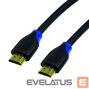 Monitoriaus priedas Logilink  CH0061 HDMI Cable 2.0 bulk M/M 1.0m black 
