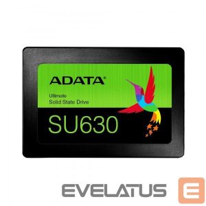 Kietasis diskas SDD ADATA  Ultimate SU630 3D NAND SSD 960 GB, SSD form factor 2.5”, SSD interface SATA, Write speed 450 MB/s, Read speed 520 MB/s 