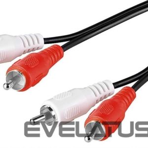 Kabelis Goobay  Stereo RCA cable 2x RCA 50030 5 m 
