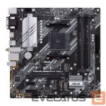 Intel procesoriaus pagrindinė plokštė Asus  PRIME B550M-A WIFI II Processor family AMD, Processor socket AM4, DDR4 DIMM, Memory slots 4, Supported hard disk drive interfaces 	SATA, M.2, Number of SATA connectors 4, Chipset AMD B550, microATX 