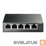 Serveris – kiti priedai TP-Link  Switch TL-SG105PE Unmanaged, Desktop, 10/100/1000 Mbit/s, Ethernet LAN (RJ-45) ports 5, PoE+ ports quantity 4, Power supply type External 