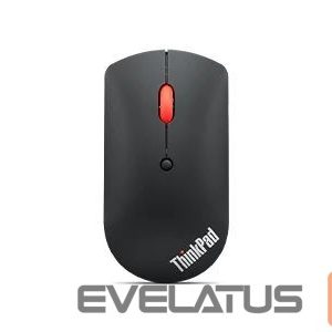 Kompiuterio pelė Lenovo  ThinkPad Bluetooth Silent Mouse w/o battery Black, Bluetooth 5.0 