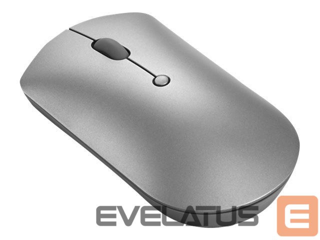 Kompiuterio pelė Lenovo Silent Mouse 600 Optical Mouse, Iron Grey, Dual-host Bluetooth 5.0
