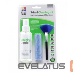 Biuro įrankiai ColorWay  Cleaning kit 3 in 1, Screen and Monitor Cleaning