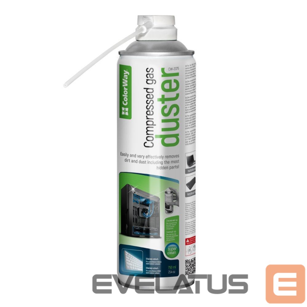 Biuro įrankiai ColorWay CW-3375 750 ml, Compressed gas Duster