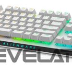 Kompiuterio klaviatūra Dell  Alienware Tri-Mode AW920K Wireless Gaming Keyboard, RGB LED light, US, Wireless, Lunar Light, Bluetooth, Numeric keypad, CHERRY MX Red 