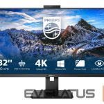 Monitoriai Philips  Monitor 	329P1H 31.5 ", IPS, 4K UHD, 3840 x 2160, 16:9, 4 ms, 350 cd/m², Black, 60 Hz, HDMI ports quantity 2 