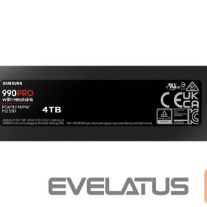 Kietasis diskas SDD Samsung  990 PRO with Heatsink NVMe SSD 4TB 