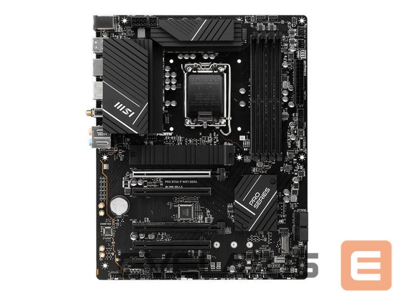 Intel procesoriaus pagrindinė plokštė MSI PRO B760-P WIFI DDR4