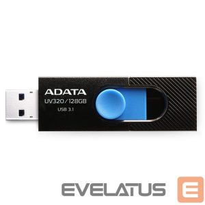 USB atmintinė ADATA  UV320 128 GB USB 3.1 Black/Blue 