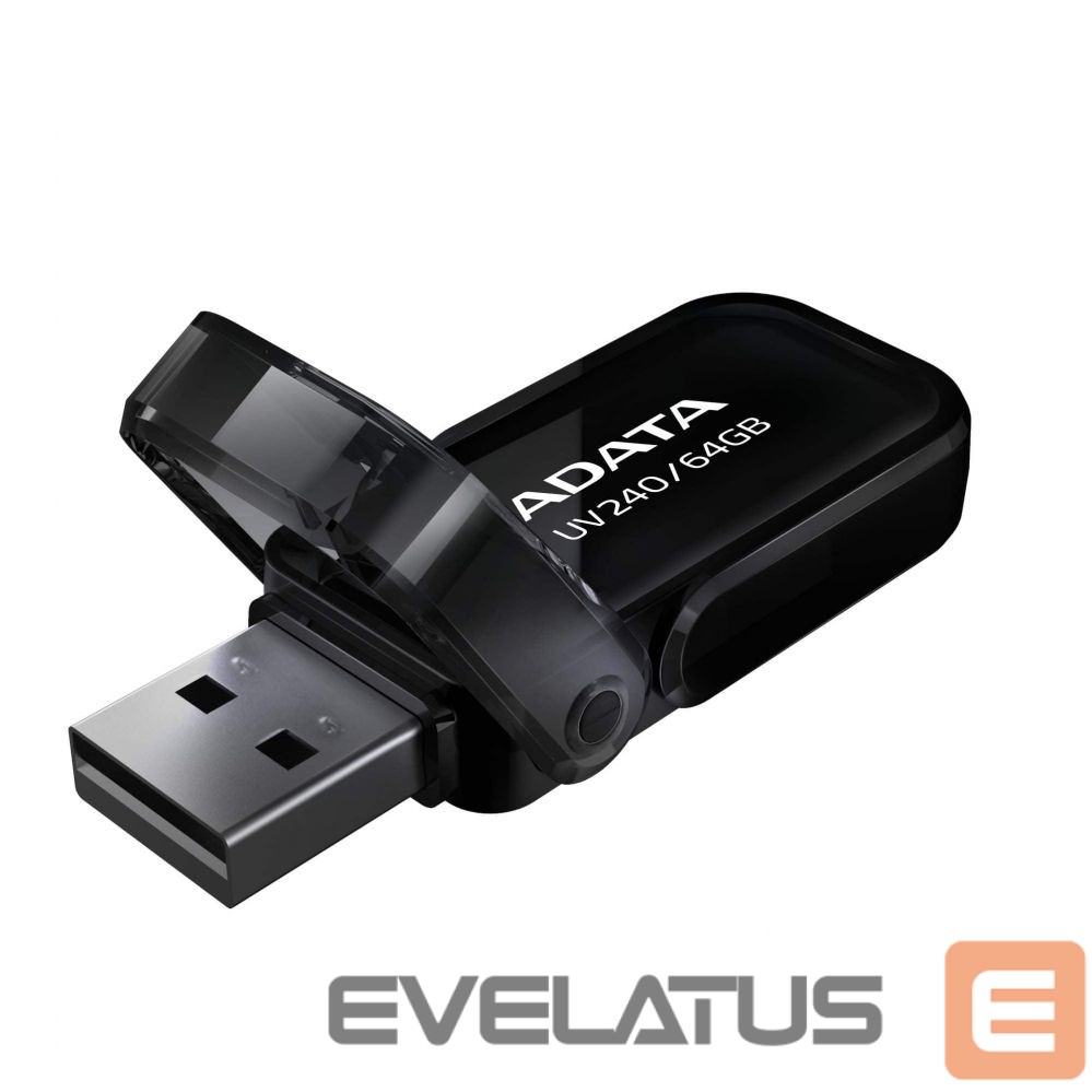 USB atmintinė ADATA DashDrive UV240 64 GB USB 2.0 Black