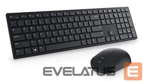 Kompiuterio klaviatūra Dell KEYBOARD +MOUSE WRL KM5221W/EST 580-AJRZ
