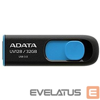 USB atmintinė ADATA MEMORY DRIVE FLASH USB3.1 32GB/BLUE AUV128-32G-RBE