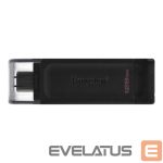 USB atmintinė Kingston  MEMORY DRIVE FLASH USB-C 128GB/DT70/128GB 