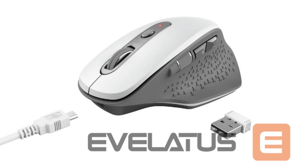 Kompiuterio pelė Trust MOUSE USB OPTICAL WRL/OZAA WHITE 24035