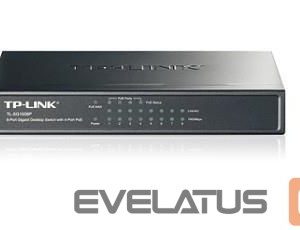 Jungikliai TP-Link  NET SWITCH 8PORT 10/100/1000M/POE TL-SG1008P 