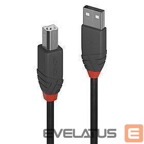 Kabelis LINDY  CABLE USB2 A-B 2M/ANTHRA 36673 