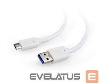Kabelis Gembird CABLE USB-C TO USB3 1.8M WHITE/CCP-USB3-AMCM-6-W