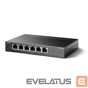 Jungikliai TP-Link  Switch||TL-SF1006P|Desktop/pedestal|6x10Base-T / 100Base-TX|PoE+ ports 4|TL-SF1006P 