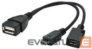 Kabelis Gembird CABLE USB OTG AF +MICRO BF TO/MICRO BM A-OTG-AFBM-04