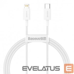 Kabelis Baseus  CABLE LIGHTNING TO USB-C 1M/WHITE CATLYS-A02 