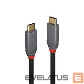 Kabelis LINDY  CABLE USB3.2 C-C 1.5M/ANTHRA 36902 