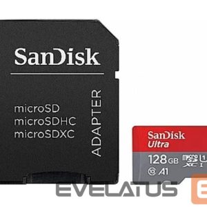Atminties kortelės SANDISK BY WESTERN DIGITAL  MEMORY MICRO SDXC 128GB UHS-I/SDSQUAB-128G-GN6IA SANDISK 