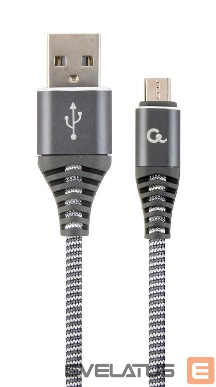 Kabelis Gembird CABLE USB2 TO MICRO-USB 1M/CC-USB2B-AMMBM-1M-WB2