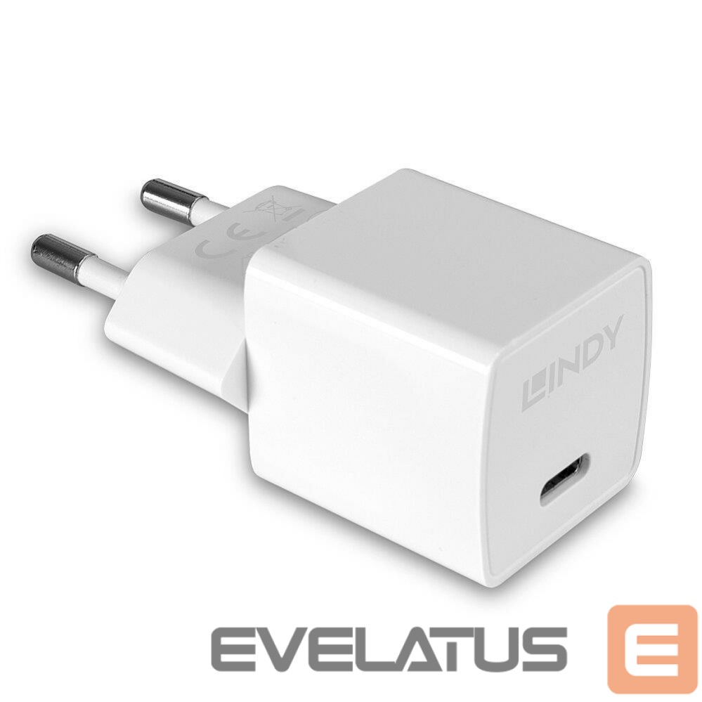 Įkrovikliai ir kabeliai LINDY CHARGER WALL 20W/73410
