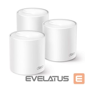 Maršrutizatoriai TP-Link  Wireless Router||Wireless Router|1500 Mbps|Mesh|Wi-Fi 6|1x10/100/1000M|1x2.5GbE|DHCP|DECOX10(3-PACK) 