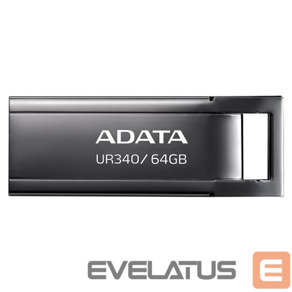 USB atmintinė ADATA MEMORY DRIVE FLASH USB3.2 64GB/BLACK AROY-UR340-64GBK