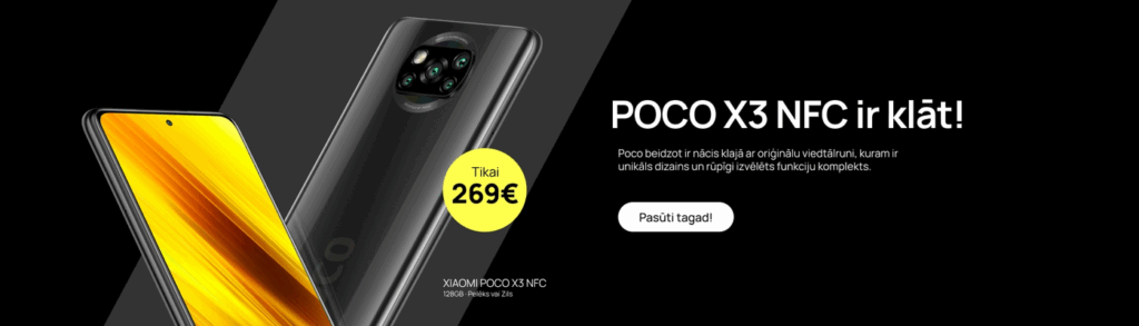 Poco X3 NFC apžvalga