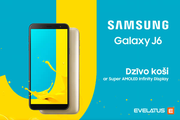NAUJIENA – “Samsung Galaxy J6”!