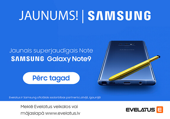 NAUJIENA! “Samsung Galaxy Note 9”!