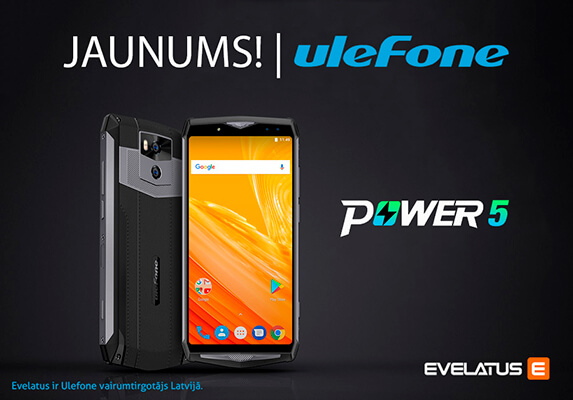 NAUJIENA! “Ulefone Power 5”!