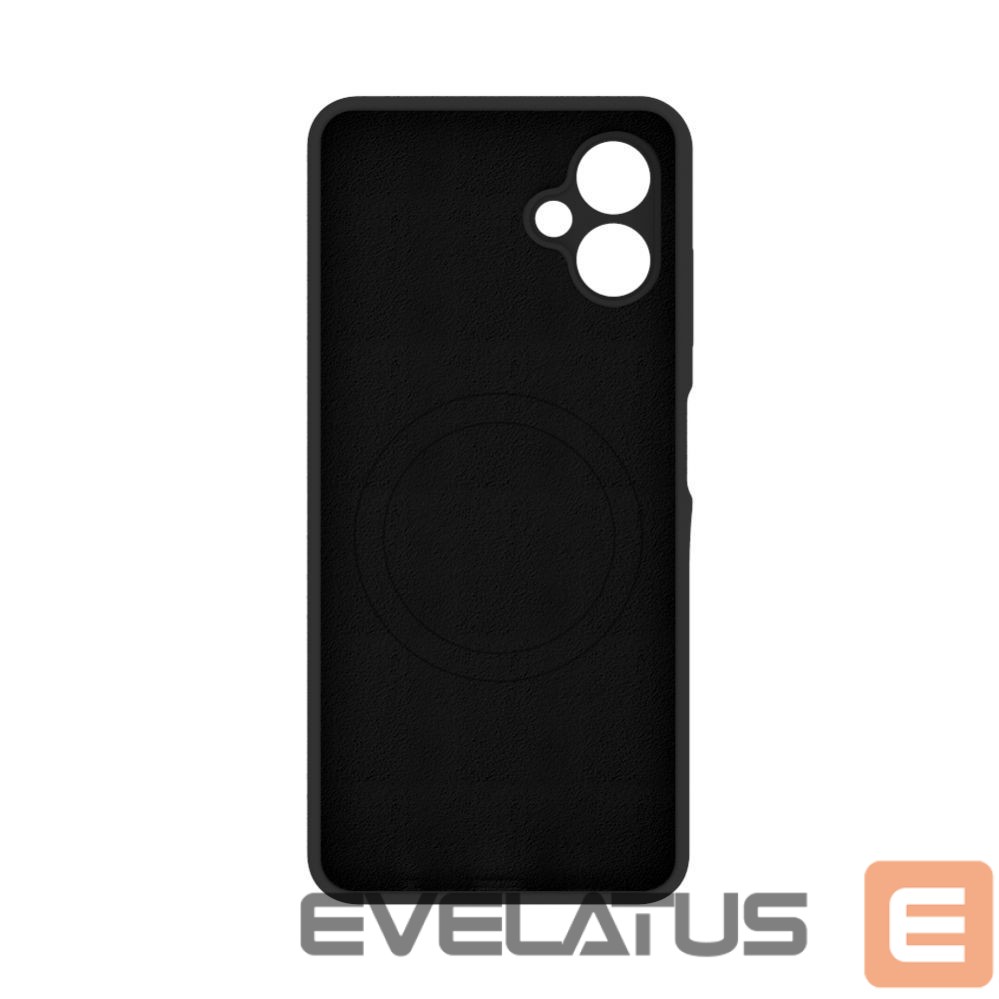 Nugarėlės dėklai Evelatus Samsung Galaxy A06 5G Premium Magnetic Soft Touch Silicone Case Black