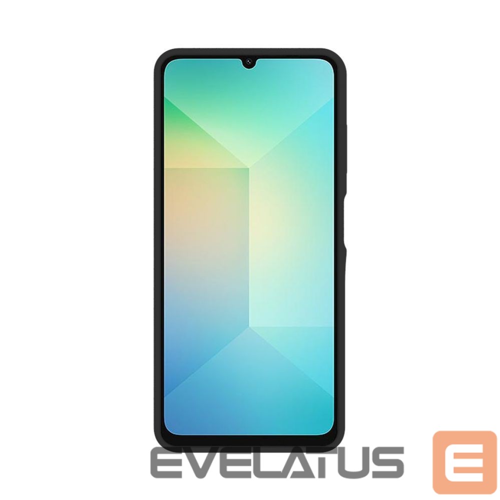 Nugarėlės dėklai Evelatus Samsung Galaxy A06 5G Premium Magnetic Soft Touch Silicone Case Black