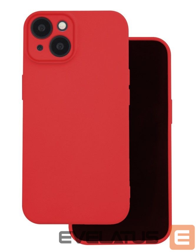 Nugarėlės dėklai iLike Apple Silicon case for iPhone 16 Pro 6,3 Red