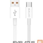 Kabelis Jellico  B1 Durable-Soft Universal USB to USB-C Data & Fast PD 20W Charger Cable 1m White
