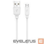 Kabelis Jellico  B15 Durable-Soft Universal USB-C to USB Data & Fast 3.1A Charger Cable 1m White
