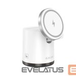 Belaidis įkroviklis Jellico  W22 4in1 Wireless charger Magsafe 15W iPhone + 3W Apple Watch + Airpods + Lamp White